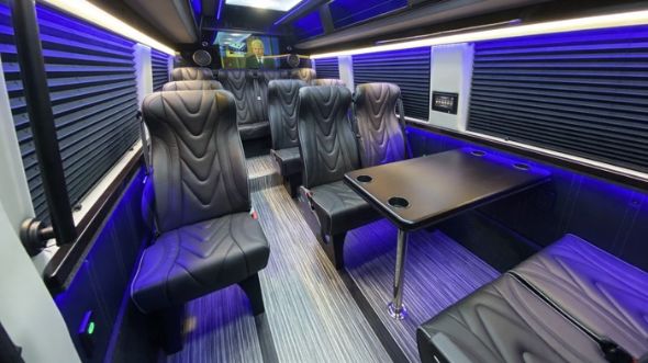 18 passenger sprinter van interior athens