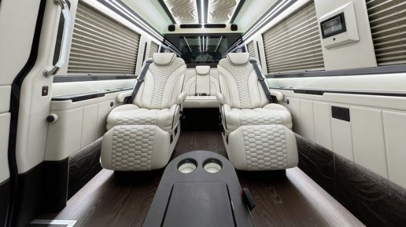 8 passenger sprinter van interior athens