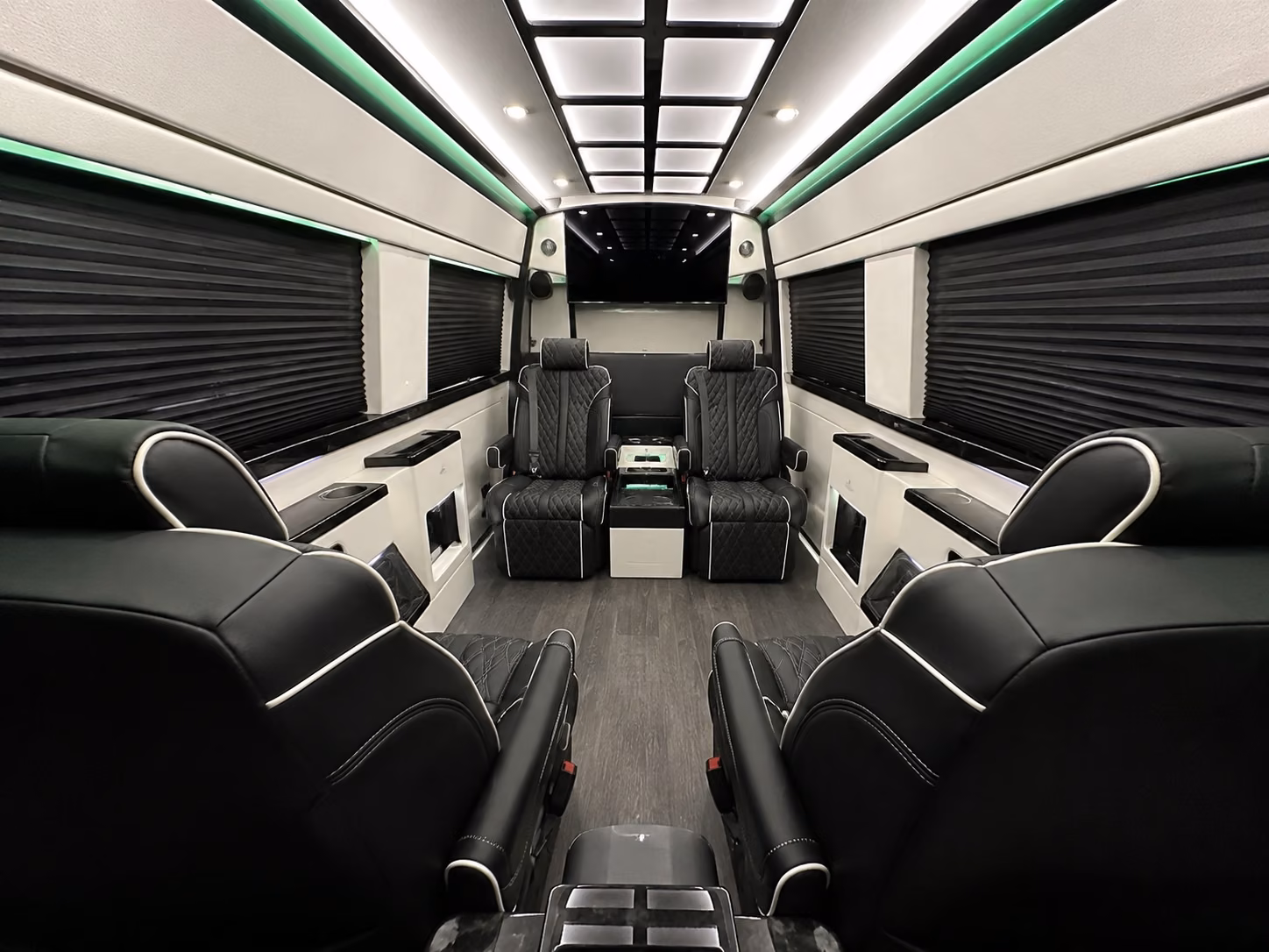 athens 12 passenger sprinter van inside
