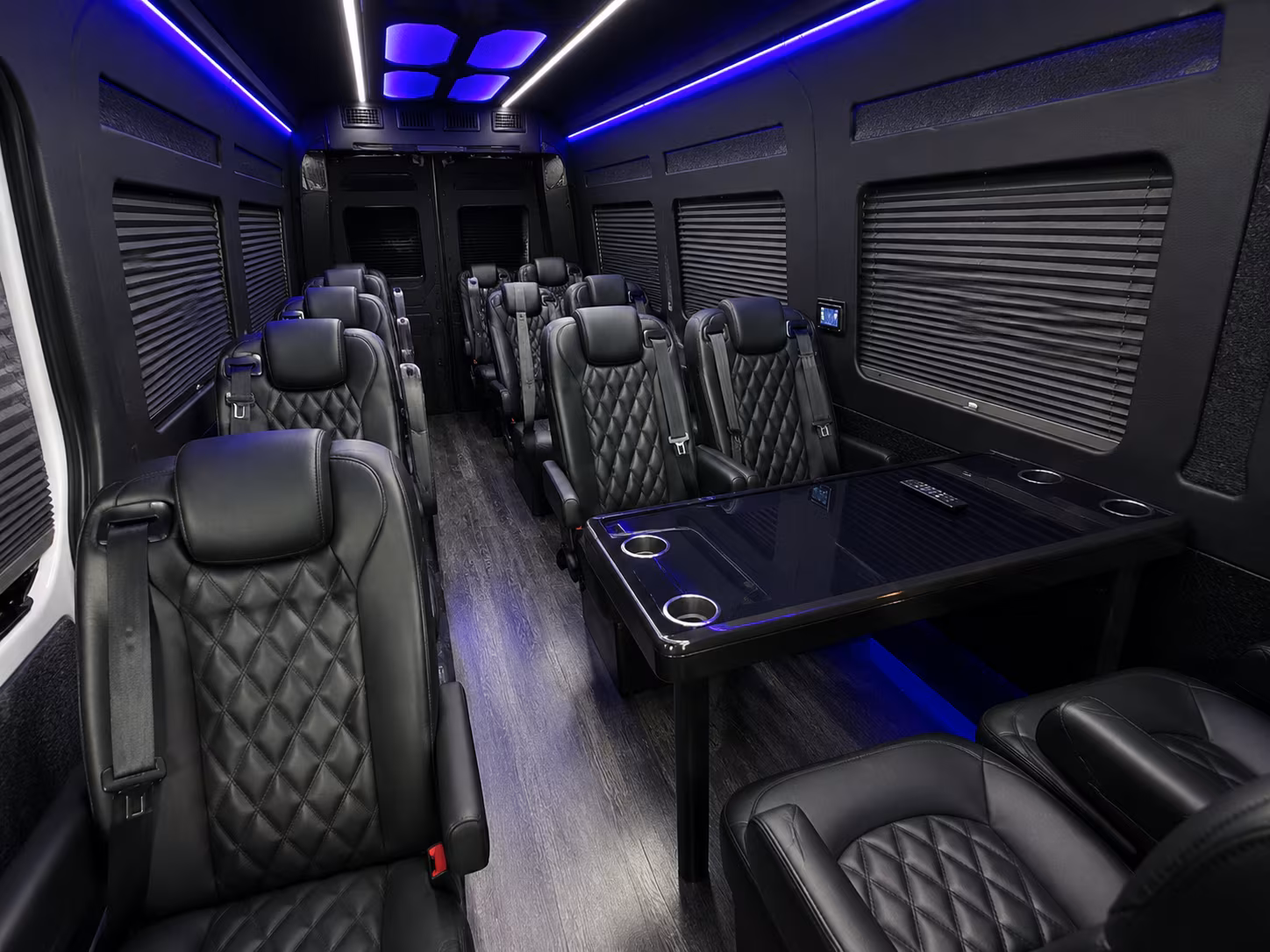 athens 12 passenger sprinter van interior