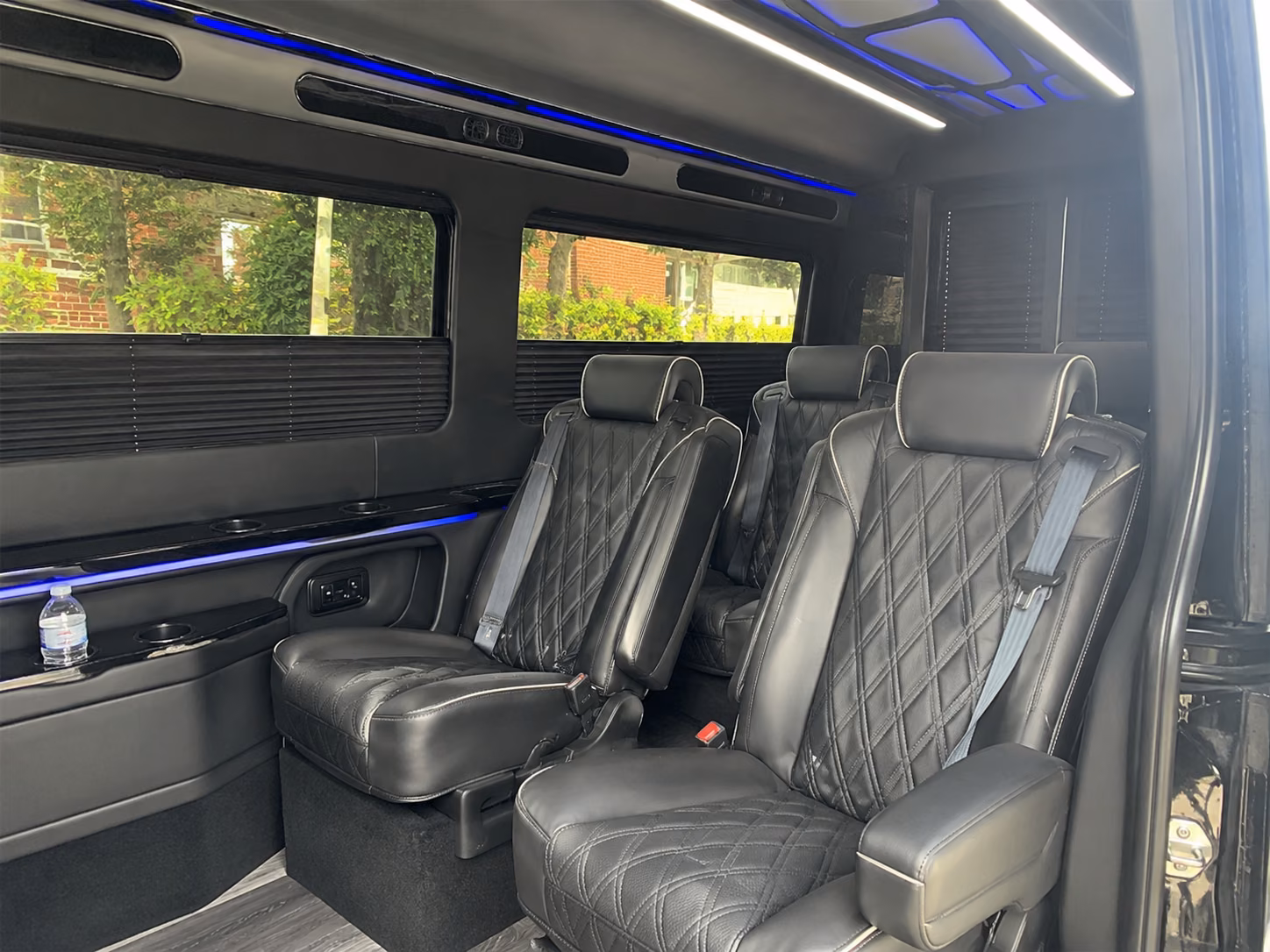 athens 8 passenger sprinter van inside