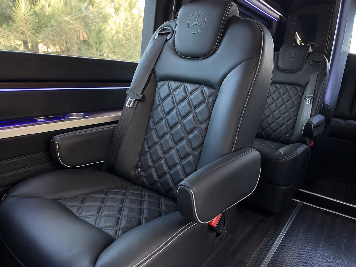 athens 8 passenger sprinter van interior