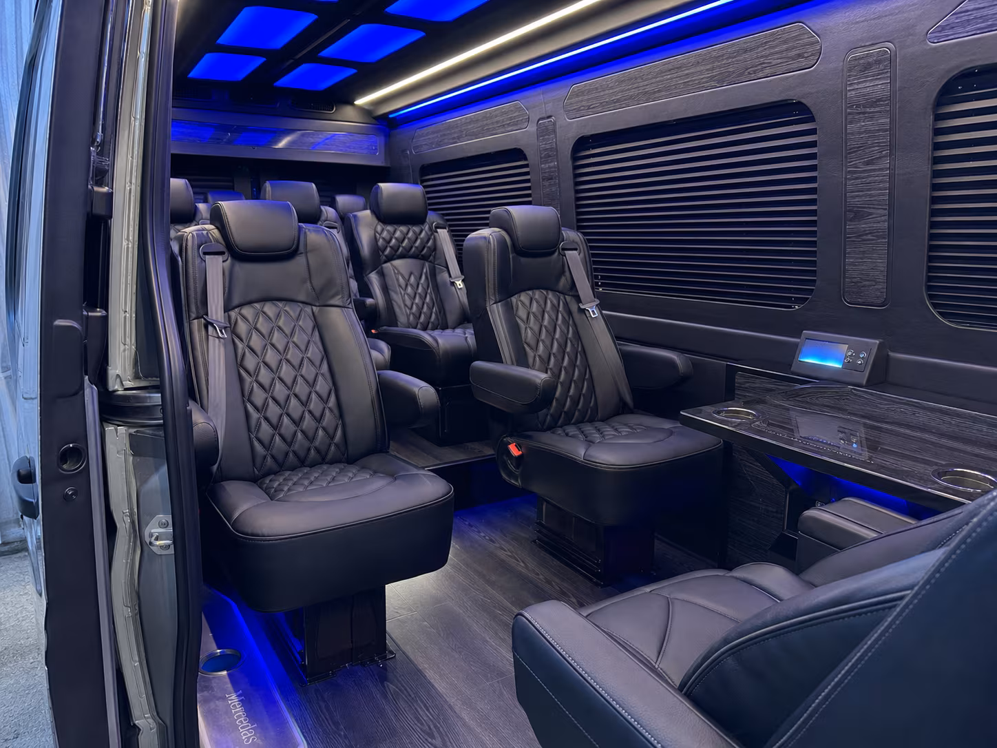 sprinter van transportation for groups and events across athens