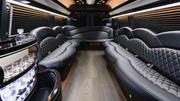 sprinter limousine inside athens
